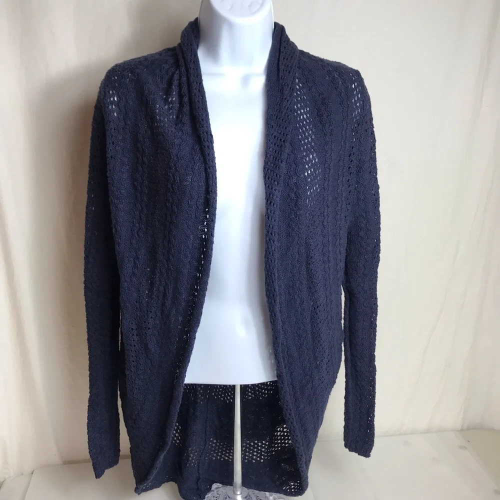 Knitted & knotted Anthropologie sweater open front - Picture 2 of 7